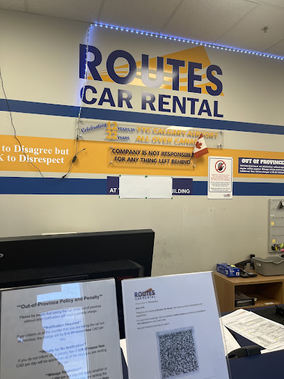 Routes Car Rental, Calgary